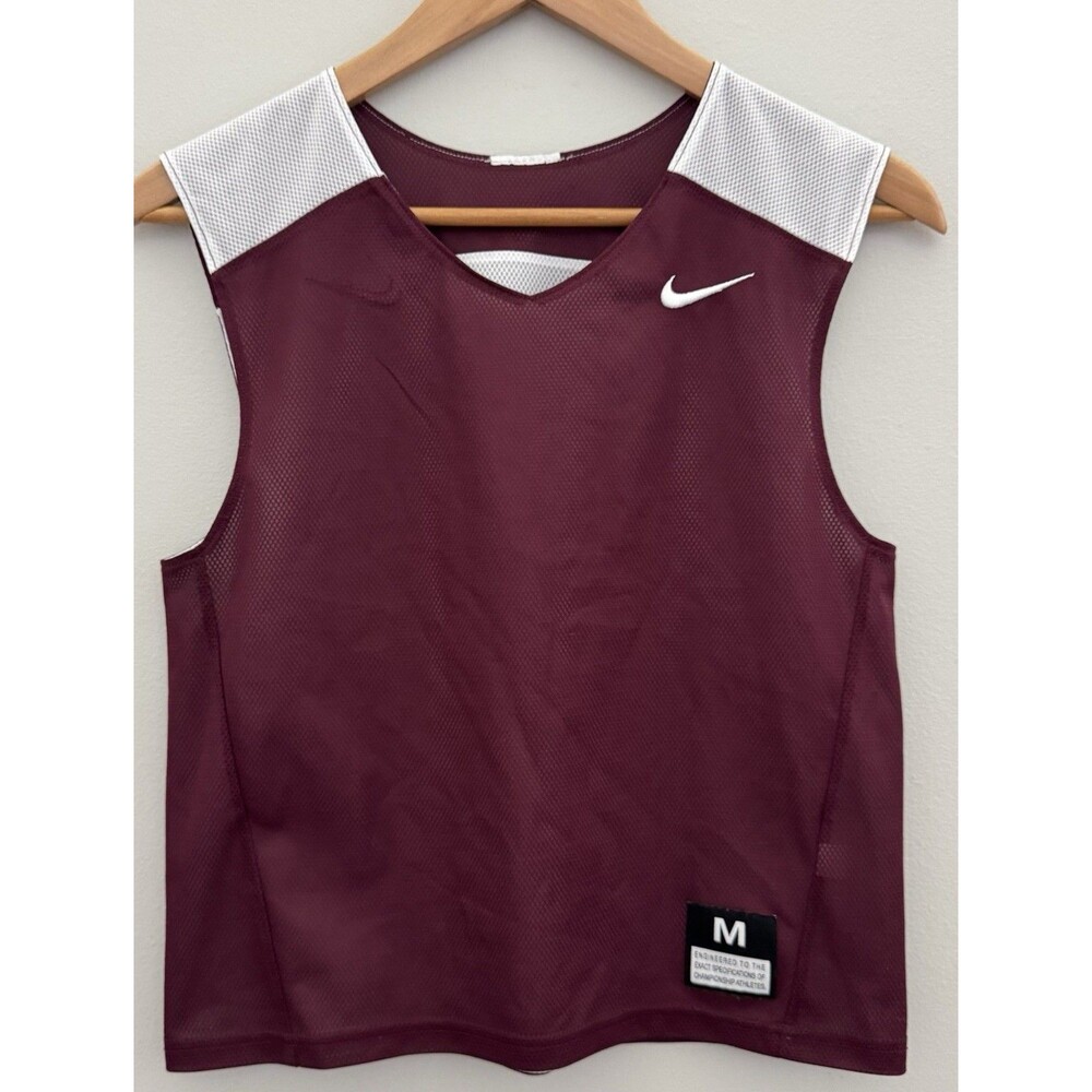 Nike Reversible Performance Training Jersey YMD Maroon/White